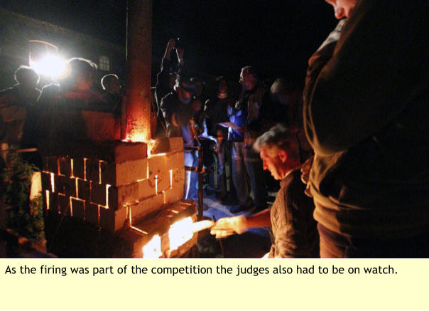 As the firing was part of the competition the judges also had to be on watch.